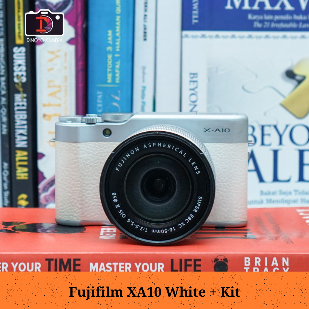 Fujifilm X a10 +  kit 16 50mm (white)