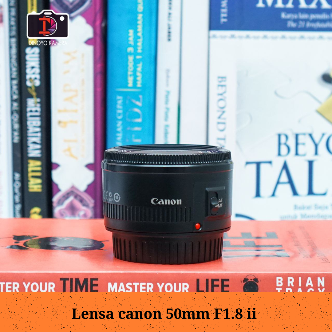 Lensa canon 50mm F1.8 ii