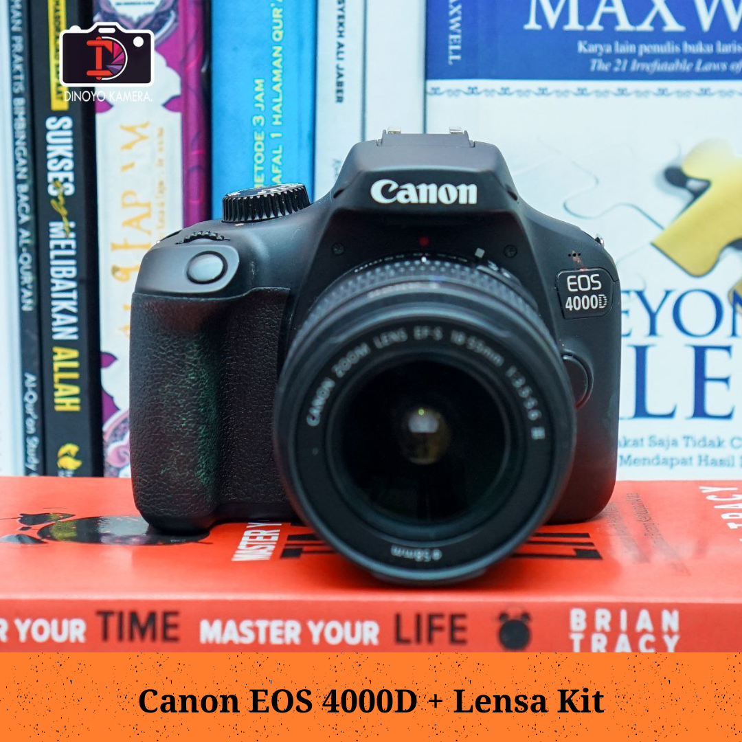 Canon Eos 4000D + kit 18 55mm