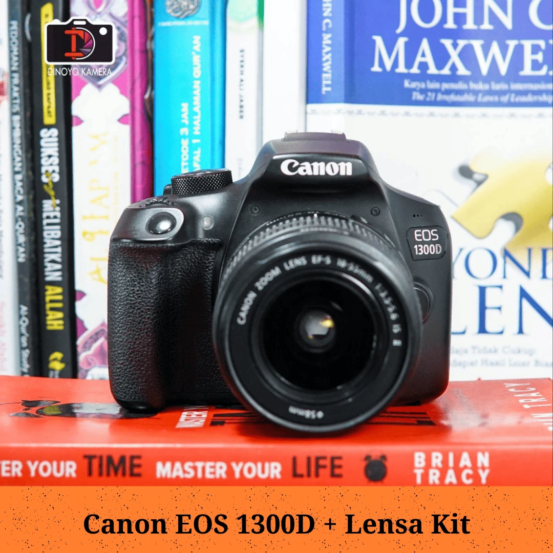 Canon 1300d + kit 18 55mm Kondisi Baik