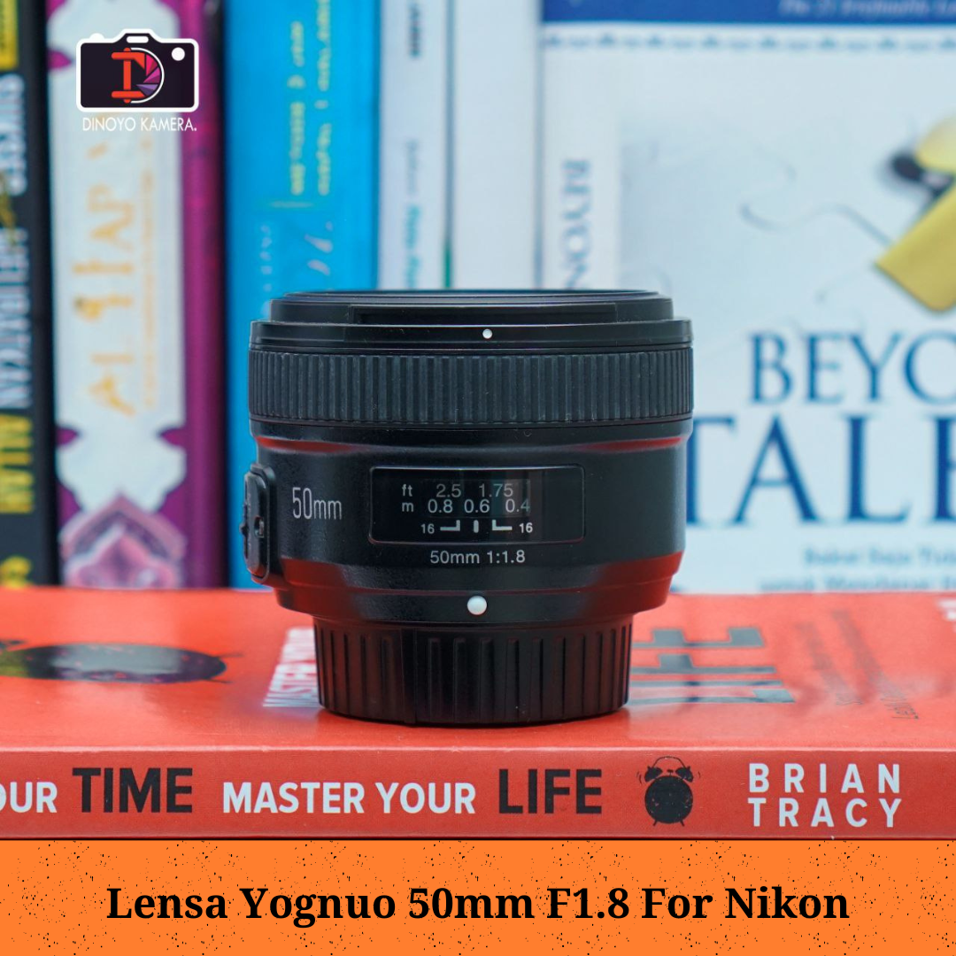 Lensa Yn 50mm f1.8 for Nikon AFS