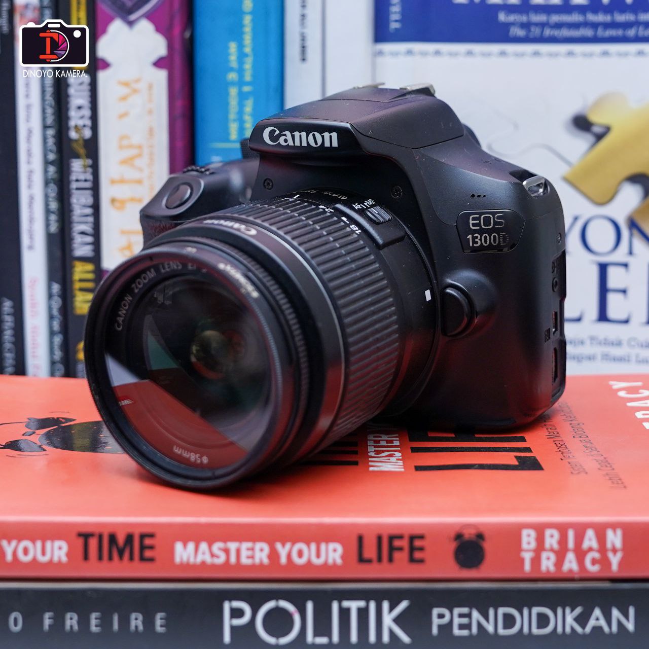 Canon 1300d + kit 18 55mm Kondisi ada minus