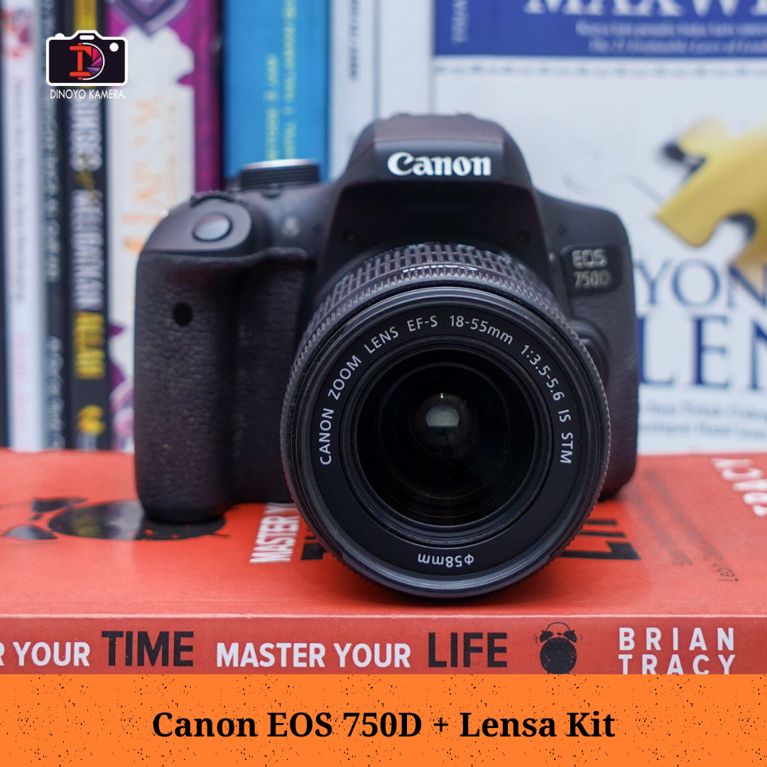 Canon 750d + kit 18 55mm stm