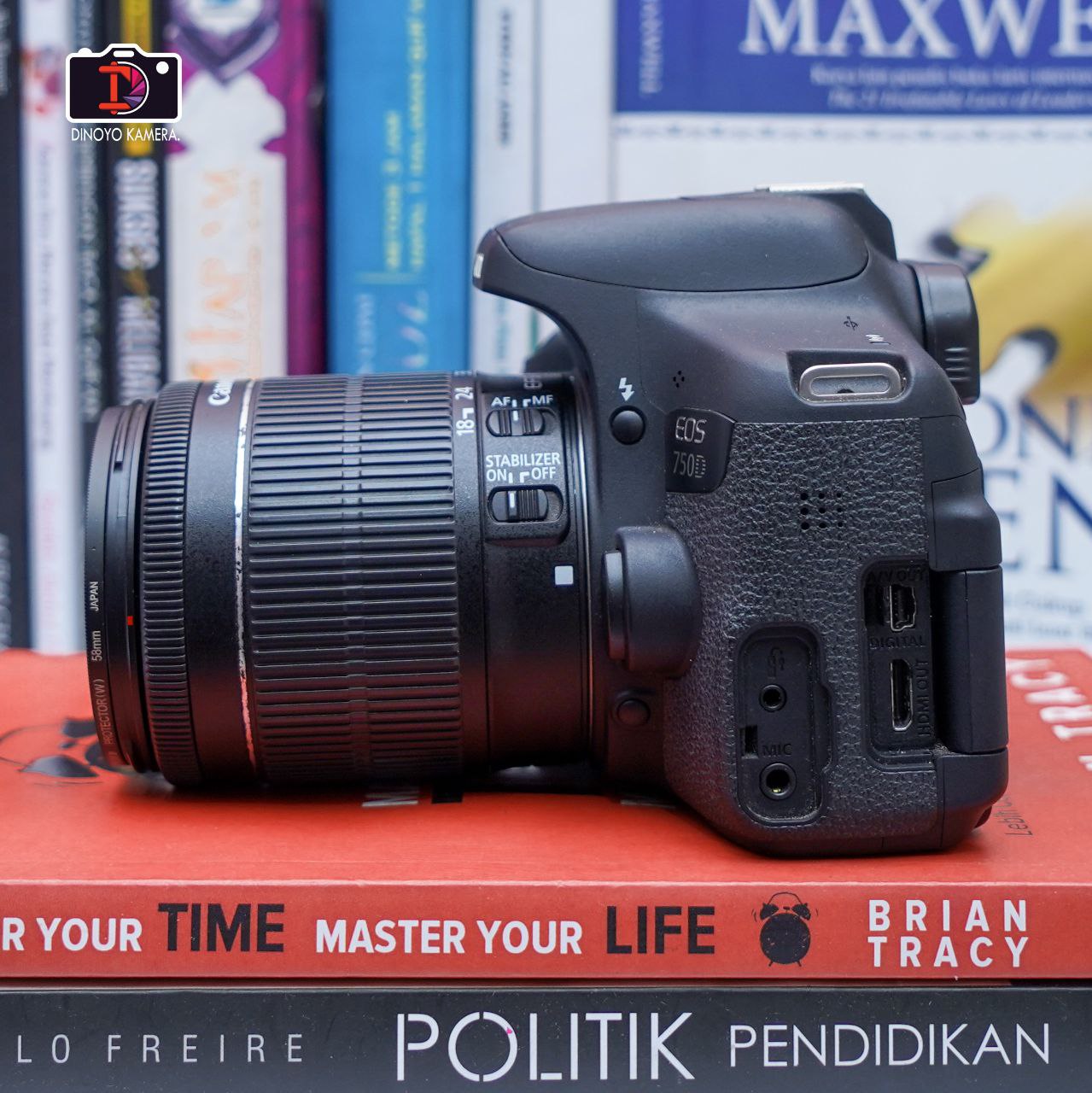 Canon 750d + kit 18 55mm stm
