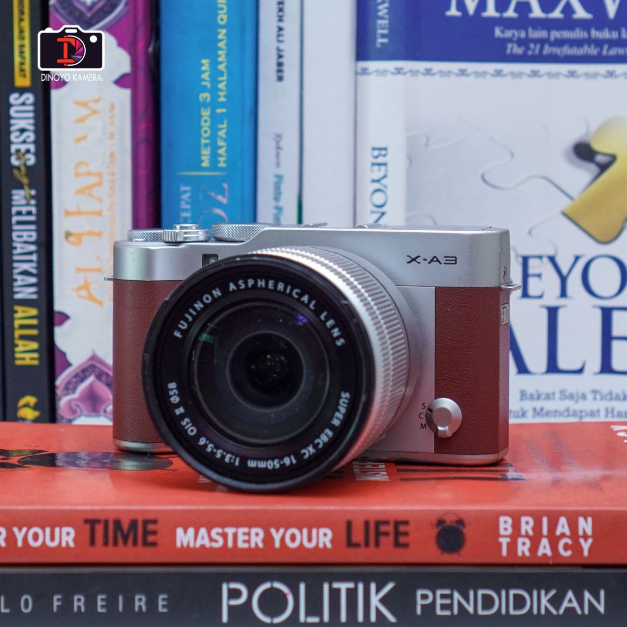 Fujifilm Xa3 + kit 16 50mm (brown silver)