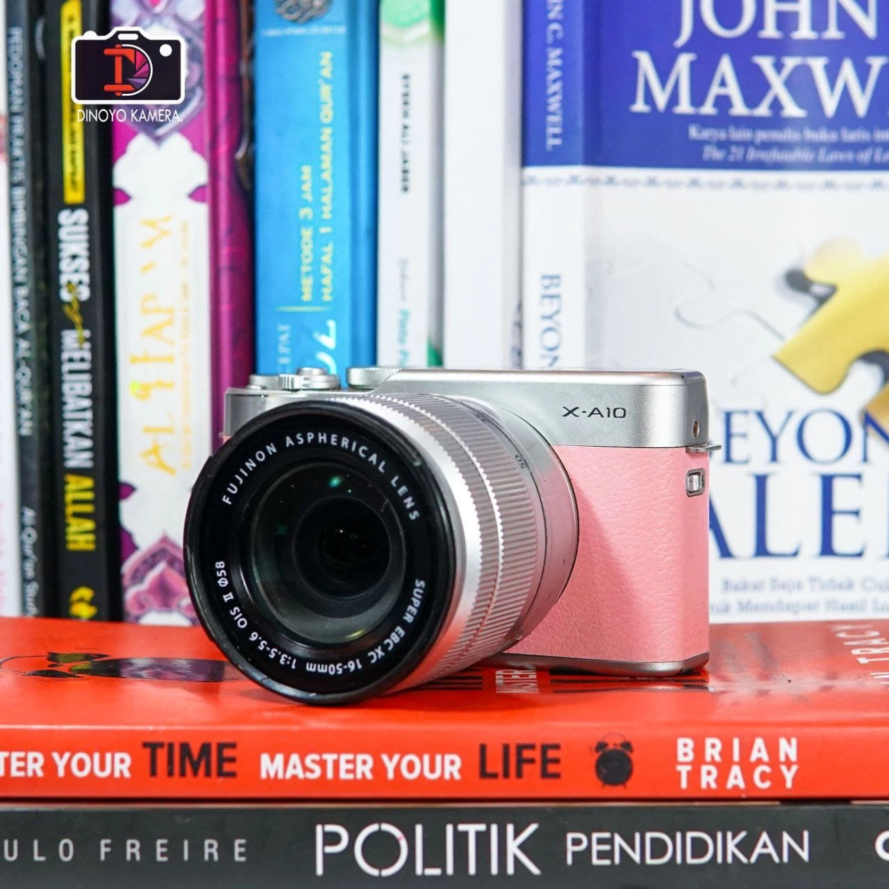Fujifilm X a10 + kit 16 50mm (Pink) Kondisi Baik
