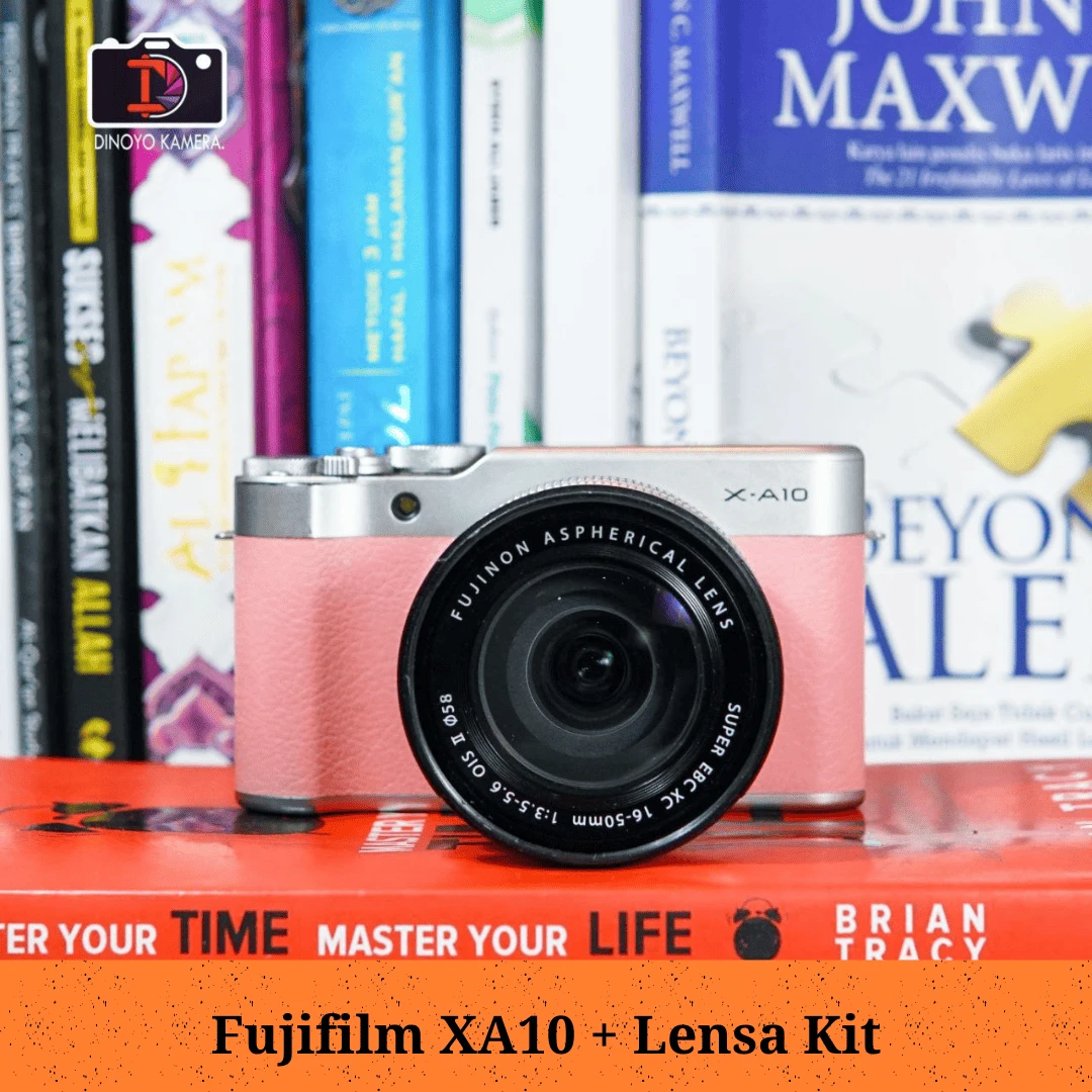 Fujifilm X a10 + kit 16 50mm (Pink) Kondisi Baik