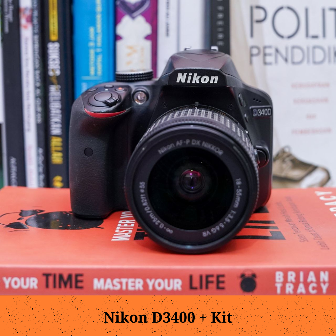 Nikon D3400 + kit 18 55mm
