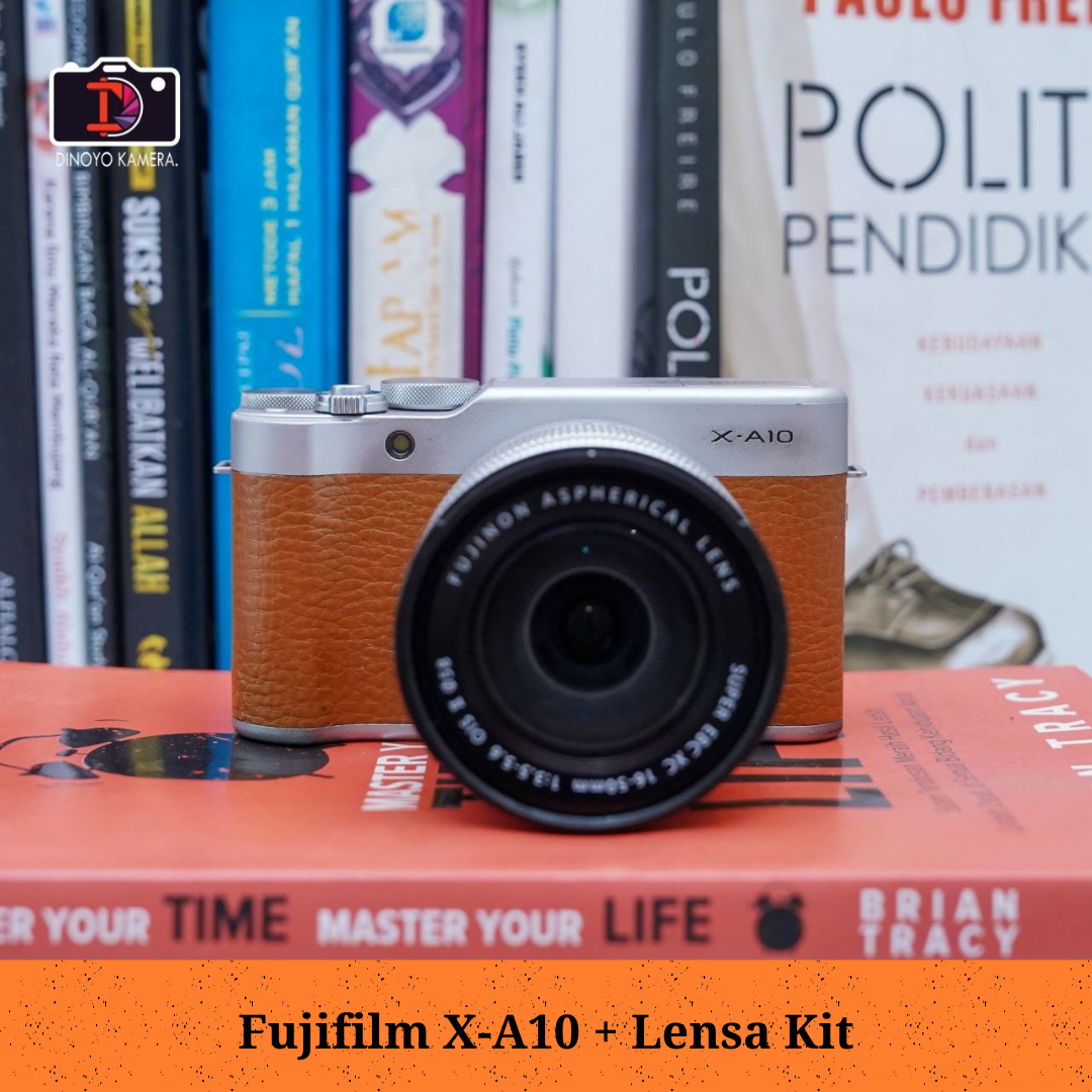 Fujifilm X a10 + kit 16 50mm (brown)