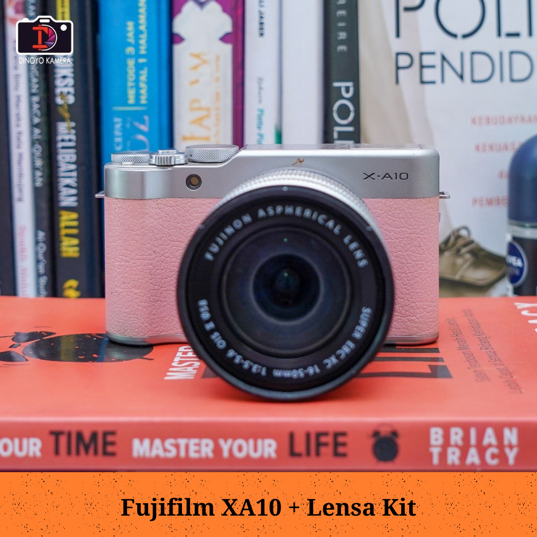 Fujifilm Xa10 + kit 16 50mm (pinkrose)