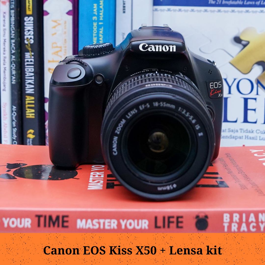 Canon kiss x50 + 18 55mm