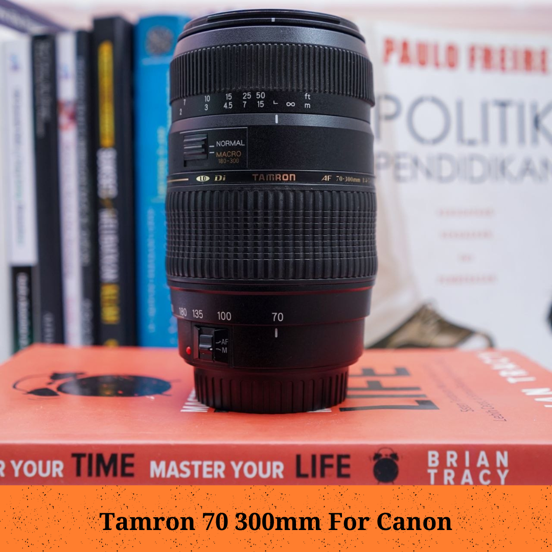 Lensa Tamron 70 300mm for Canon