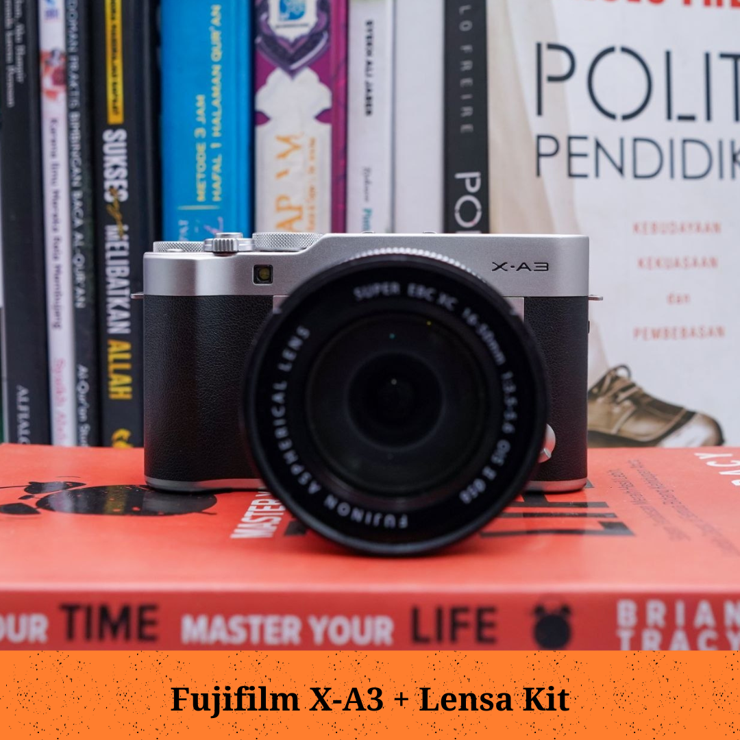 Fujifilm Xa3 + kit 16 50mm (Black Silver)