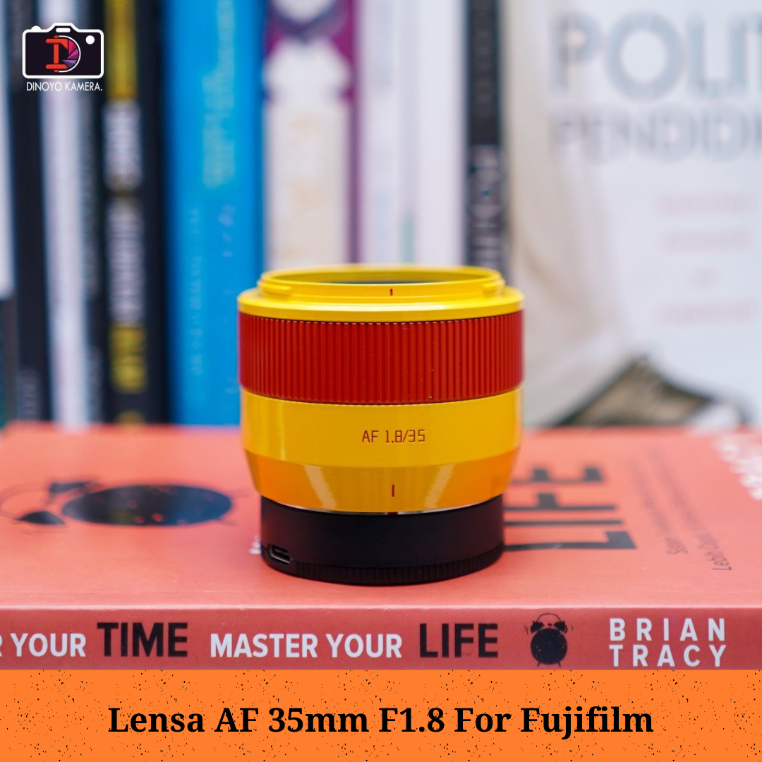 Lensa TTartisan 35mm F1.8 for Fujifilm (yellow edition)