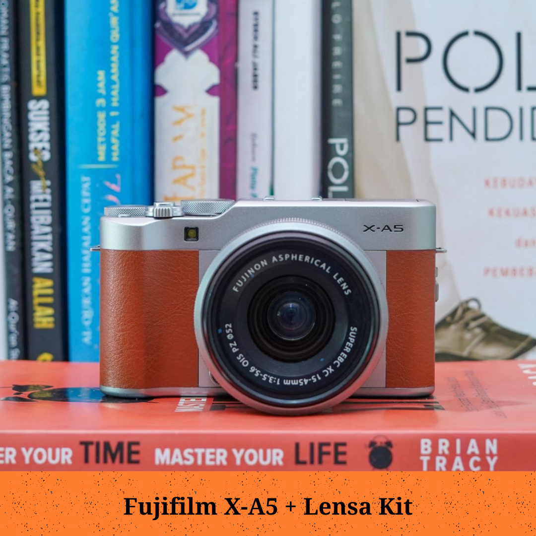 Fujifilm Xa5 + kit 15 45mm (Brown Silver)