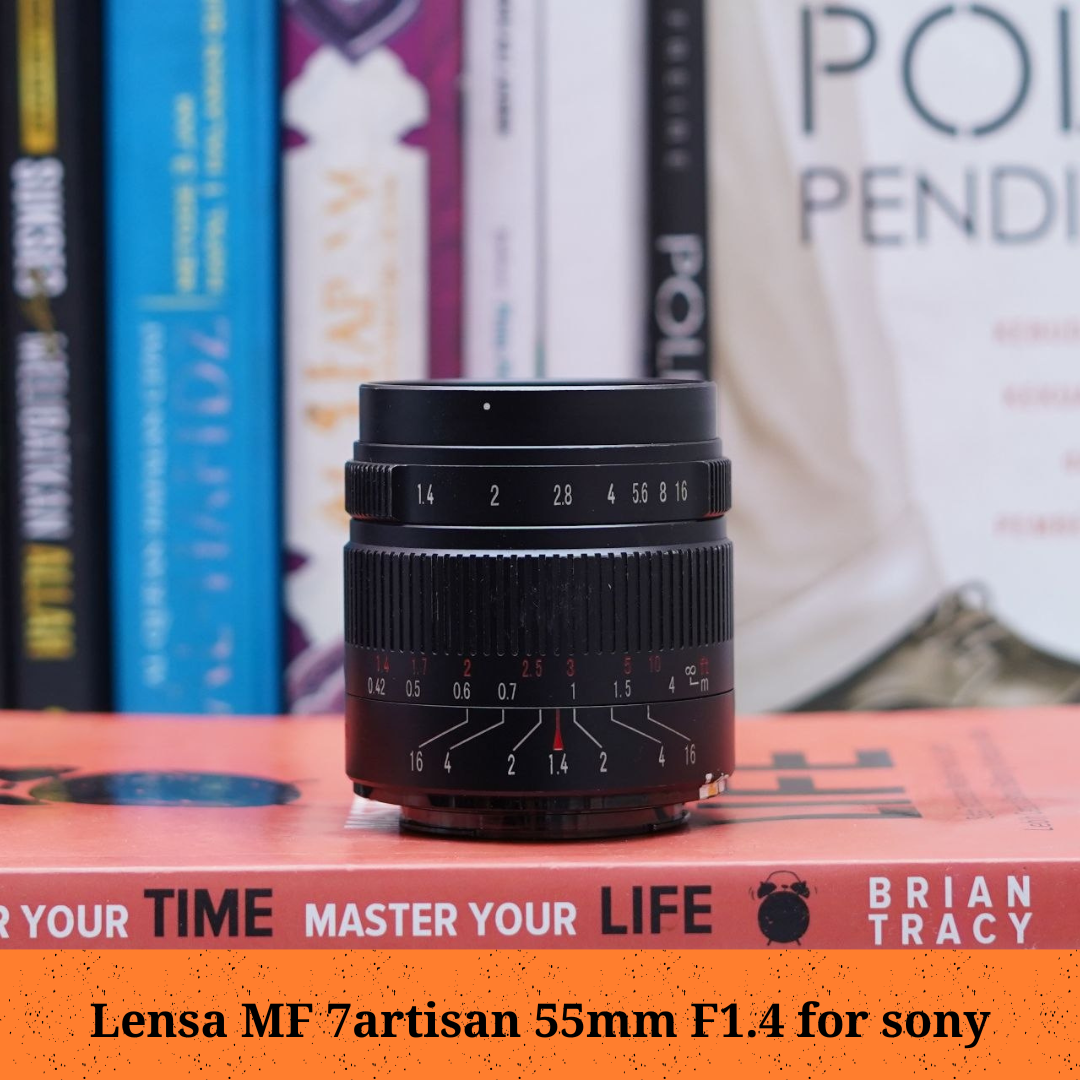 Lensa MF 7artisan 55mm F1.4 for sony
