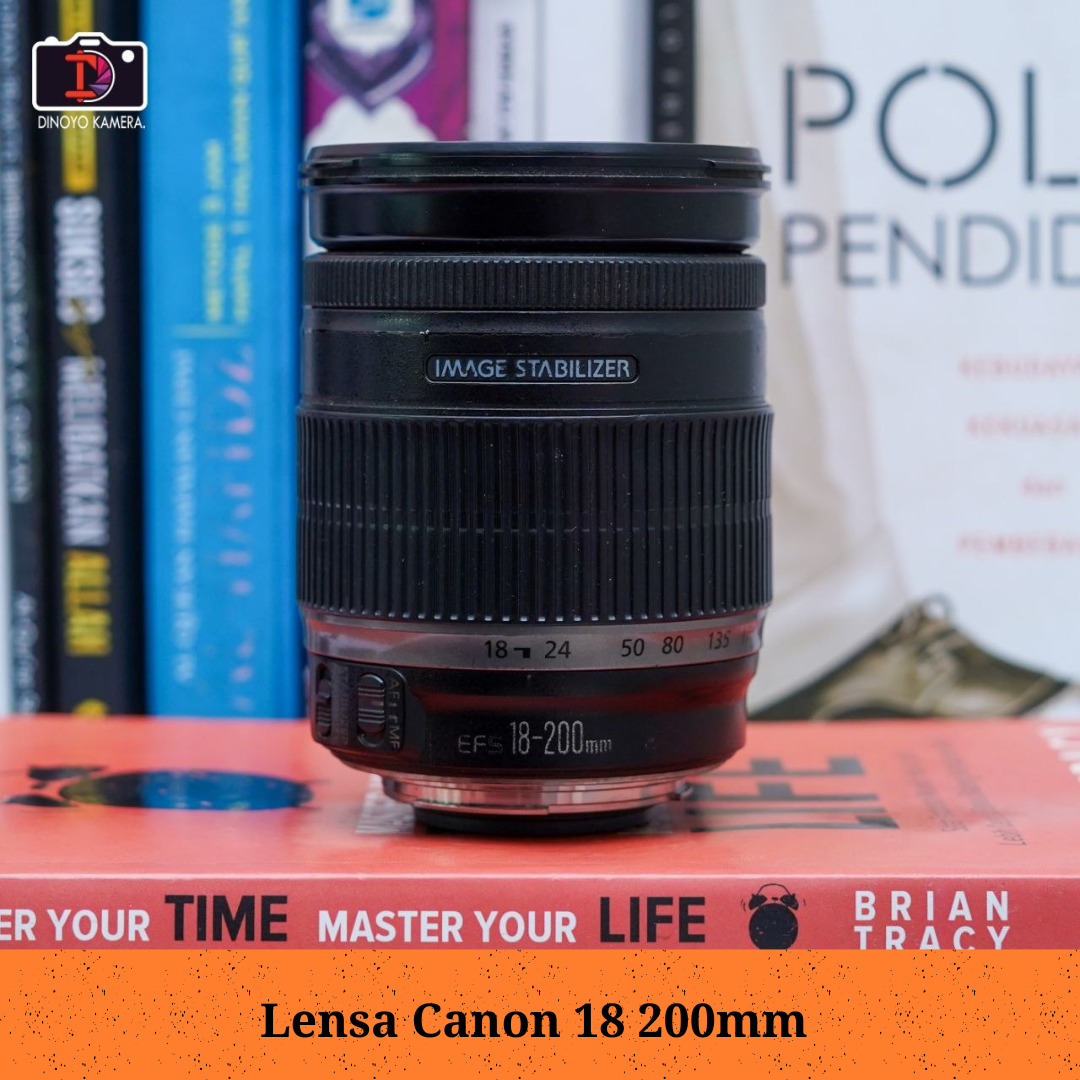 Lensa canon 18 200mm is