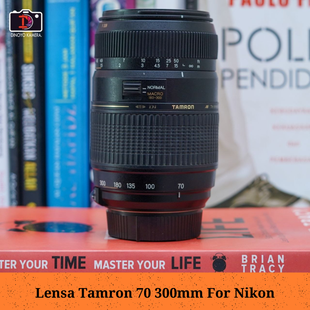 Lensa Tamron 70 300mm for Nikon
