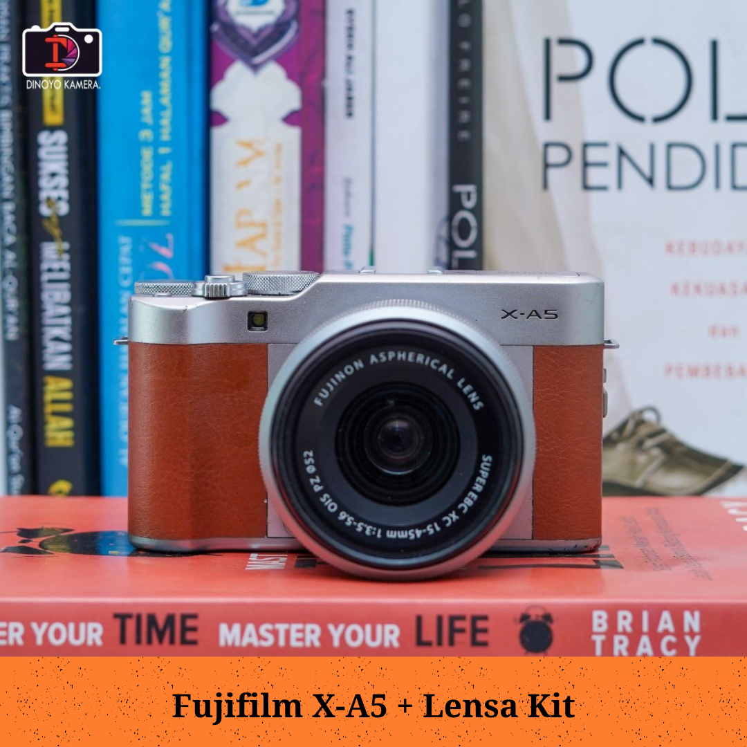 Fujifilm XA5 + kit 15 45mm (Brown Silver)