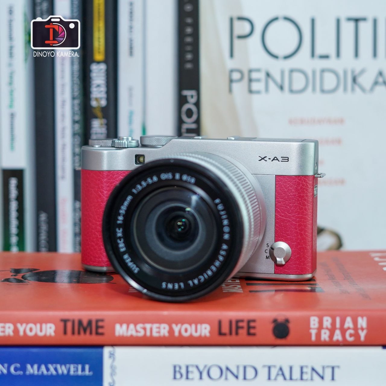 Fujifilm Xa3 / X A3 / XA 3 + kit 16 50mm (Pink Rose) Kondisi Baik