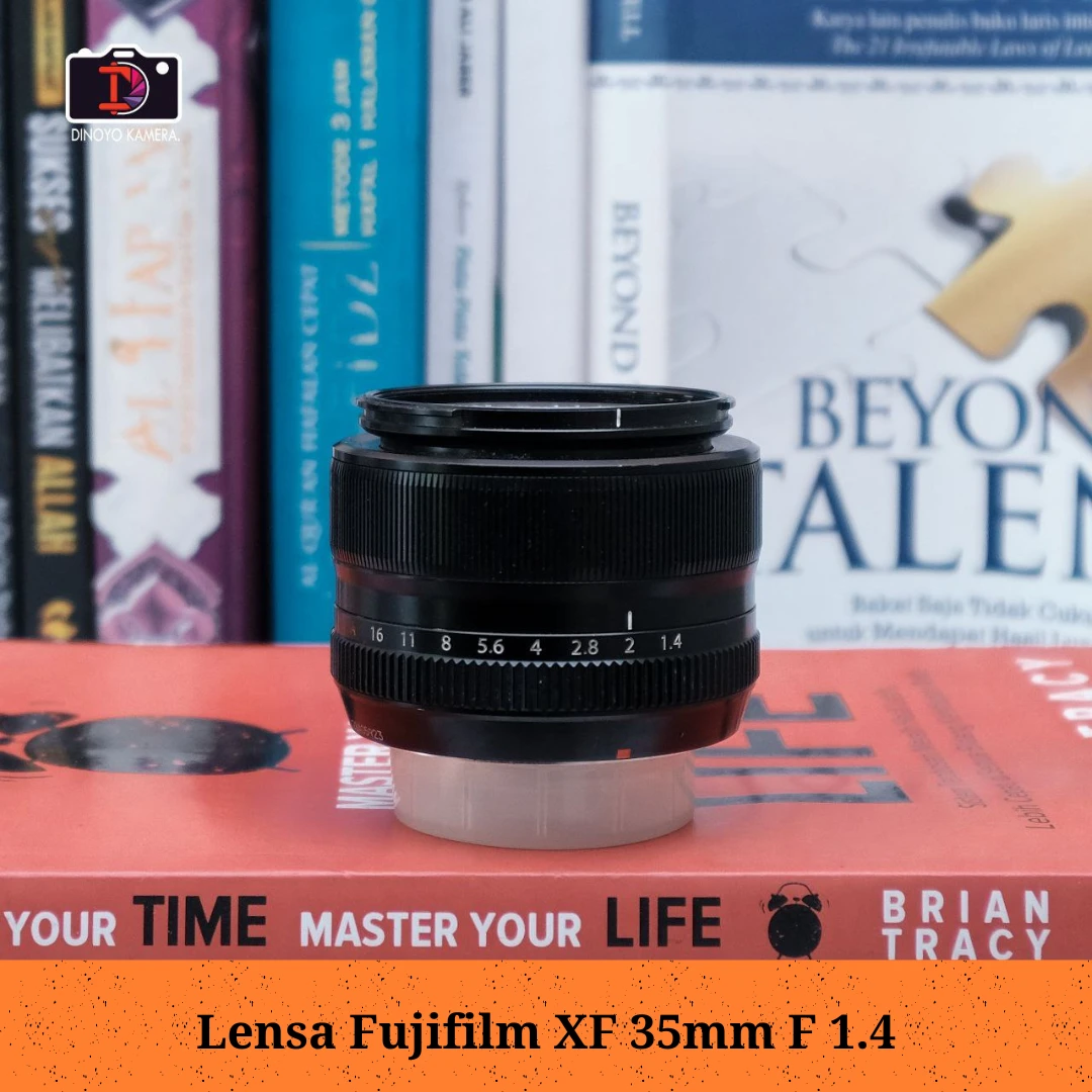Lensa Fujifilm XF 35mm F1.4 Kondisi fungsional baik