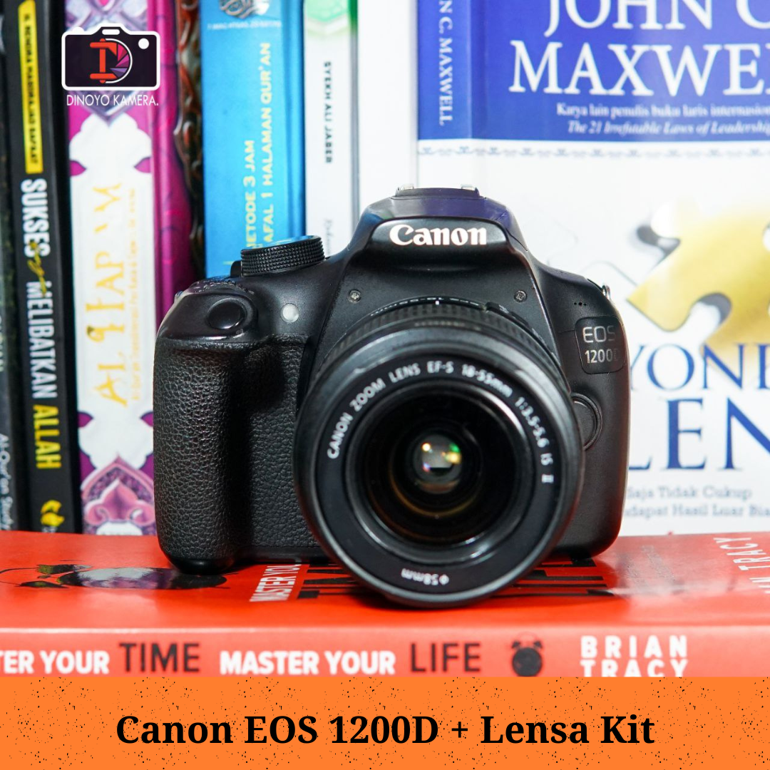 Canon EOS 1200D + Lensa 18 55mm
