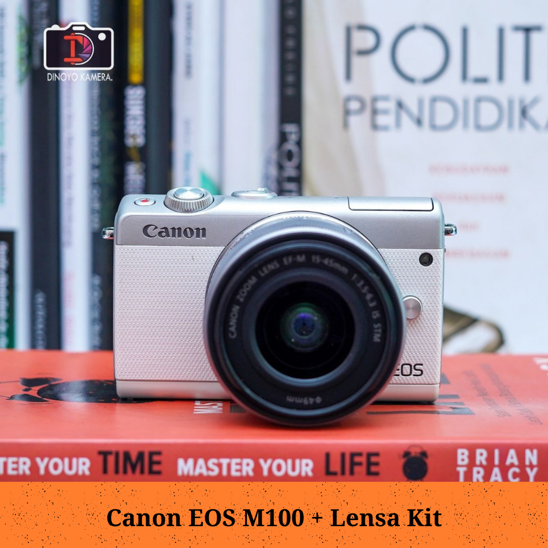 Canon M100 + lensa 15 45mm