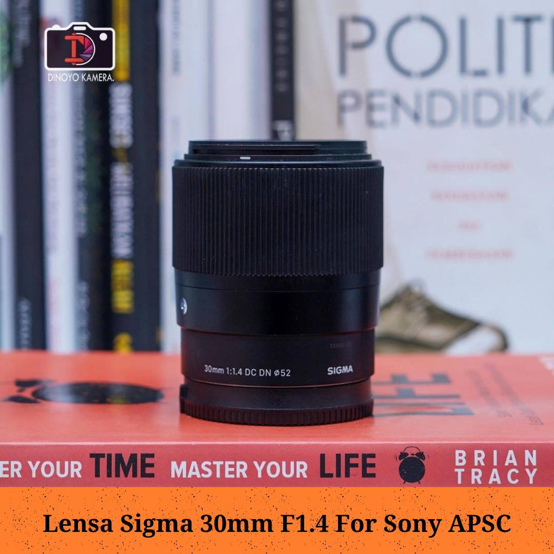 Lensa Sigma 30mm f1.4 for sony