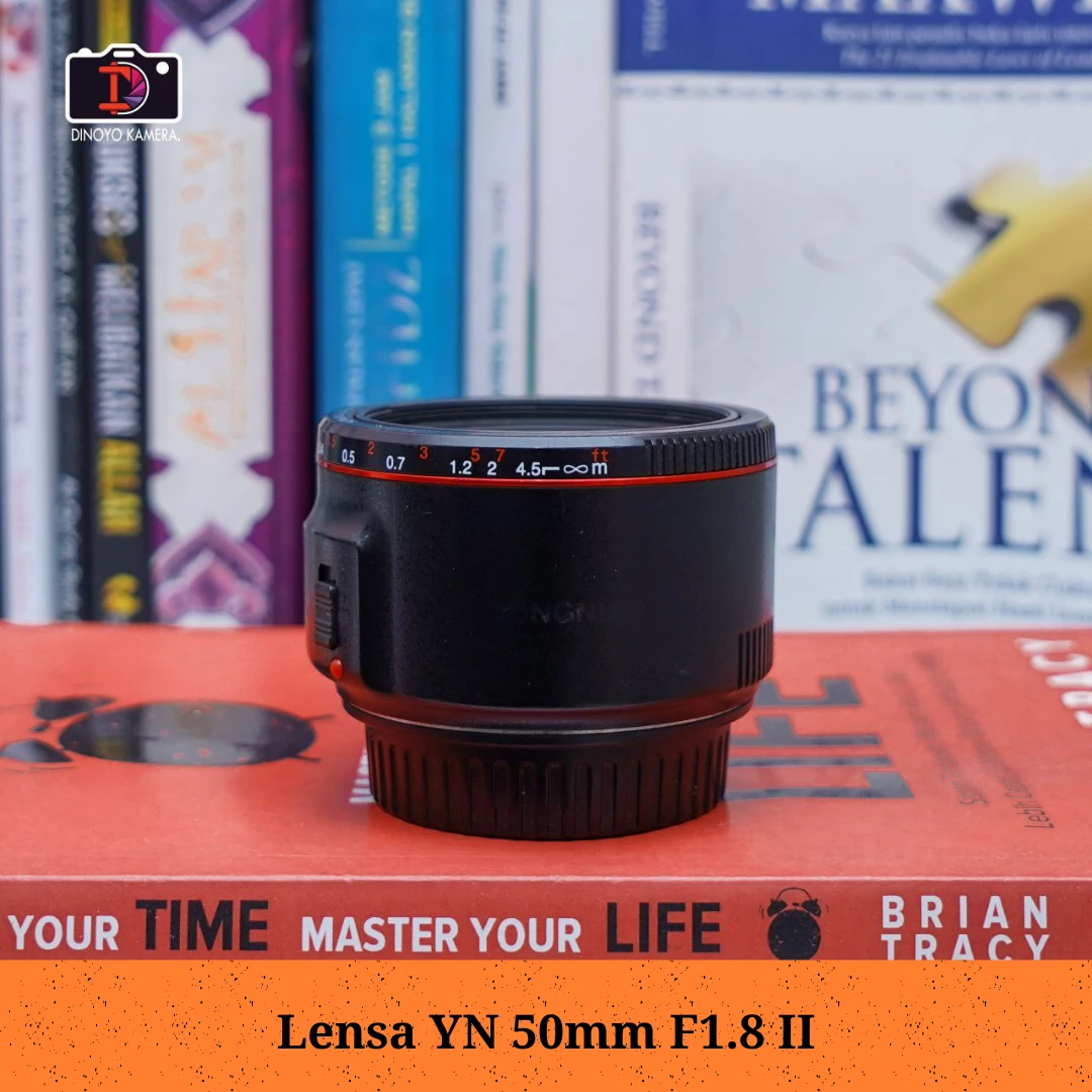 Lensa YN 50mm F1.8 ii Kondisi Fungsional baik