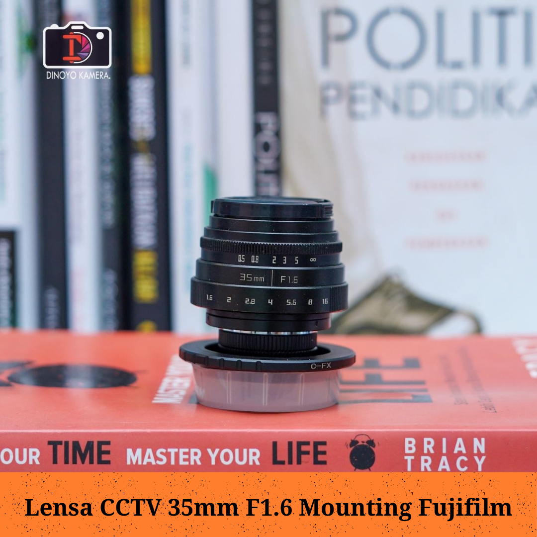 LENSA CCTV MANUAL 35mm mounting fujifilm Kondisi fungsi baik