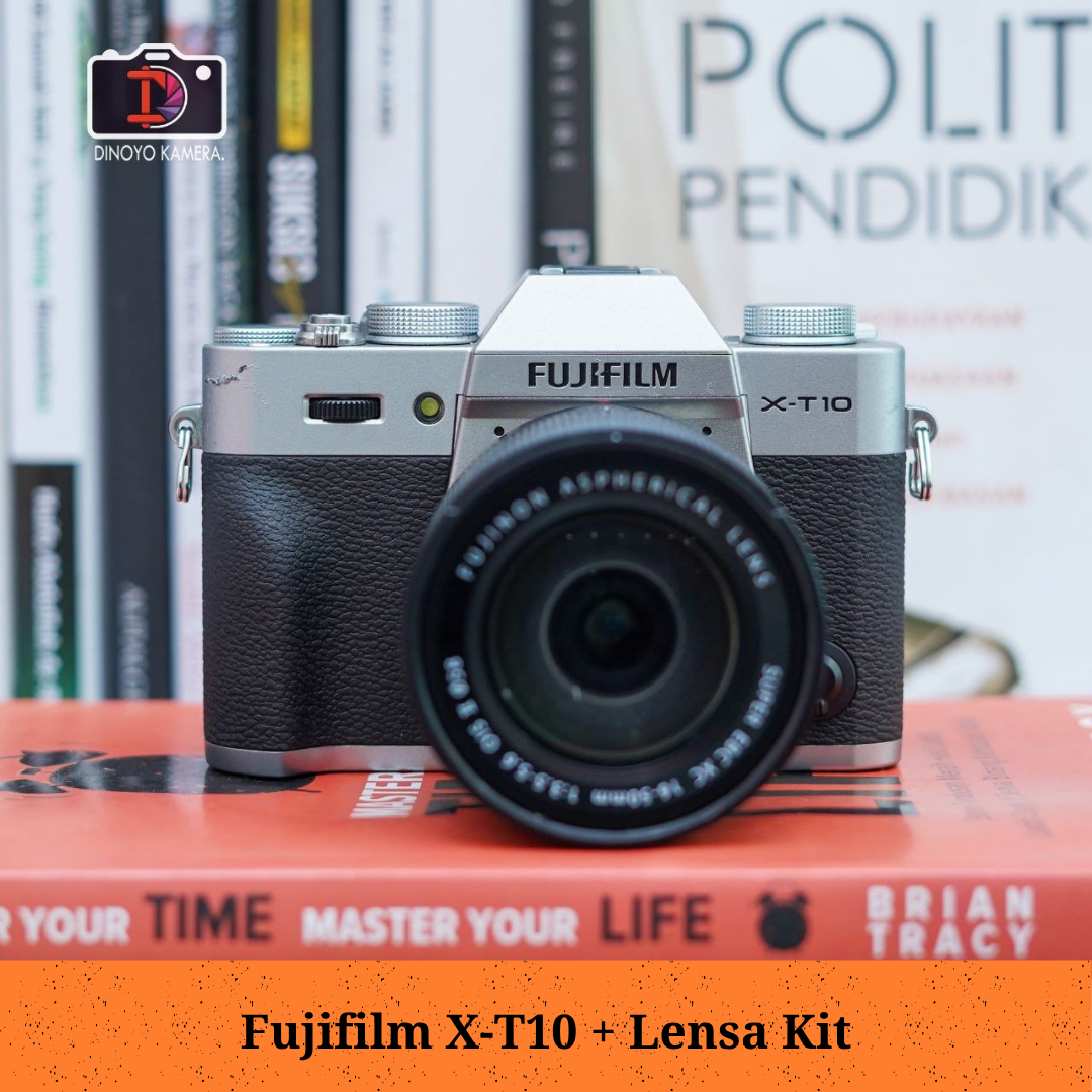 Fujifilm XT10 / X T10 / XT 10 + kit 16 50mm Kondisi Baik
