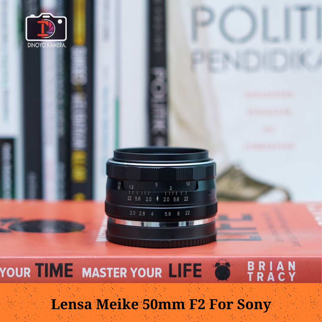 Lensa MF Meike 50mm f2 for sony kondisi Baik