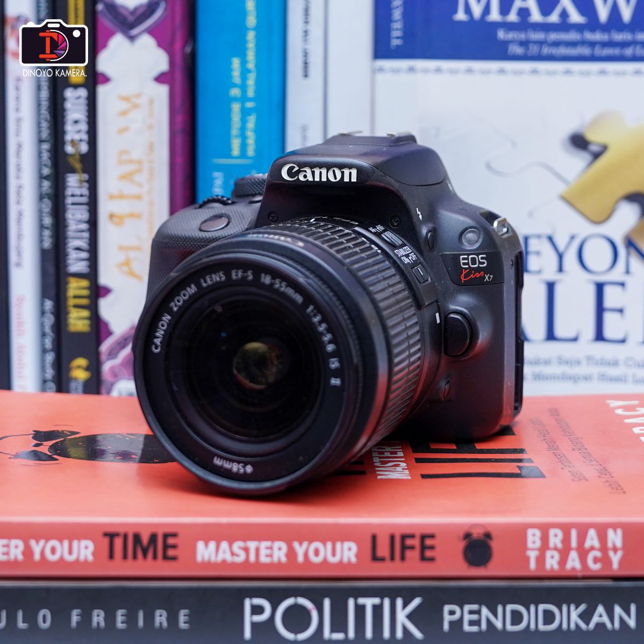 Canon Kiss X7 + kit 18 55mm Kondisi Baik