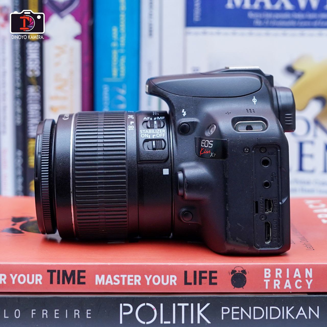 Canon Kiss X7 + kit 18 55mm Kondisi Baik