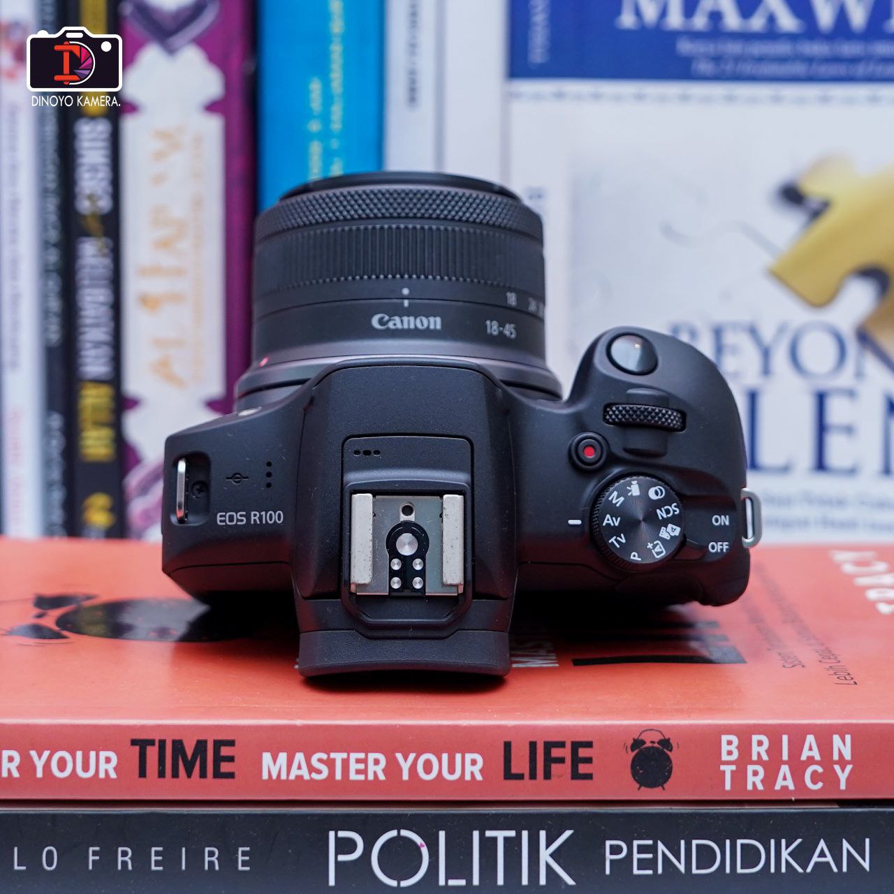 Canon R100 + kit 18 45mm Kondisi Baik