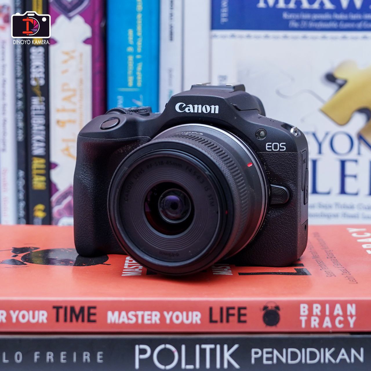 Canon R100 + kit 18 45mm Kondisi Baik