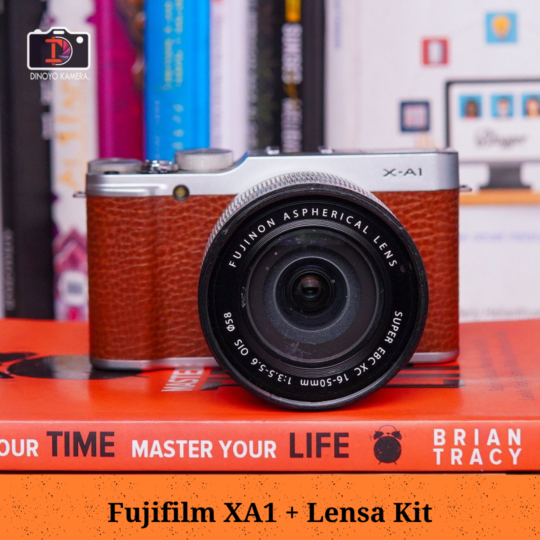 Fujifilm X a1 + kit 16 50mm (brown)
